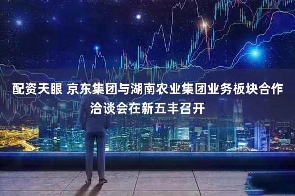 配资天眼 京东集团与湖南农业集团业务板块合作洽谈会在新五丰召开