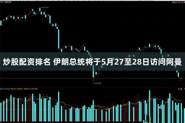 炒股配资排名 伊朗总统将于5月27至28日访问阿曼